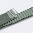 Nylon szíj Apple Watch 1/2/3/4/4/5/6/7/8/SE/ULTRA 42/44/45/45/49mm, zöld