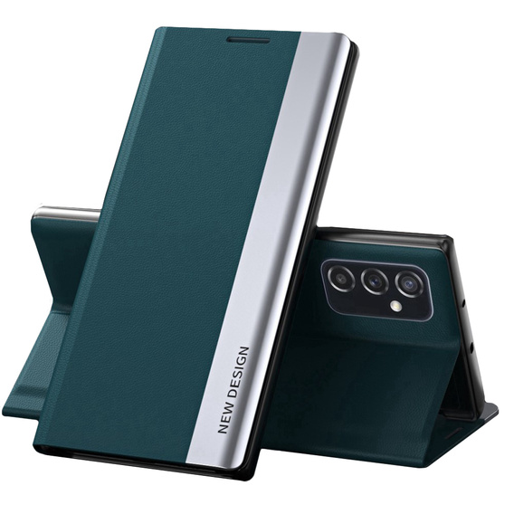 Pattintható tok a Samsung Galaxy M23 5G / M13, Side Magnetic, zöld