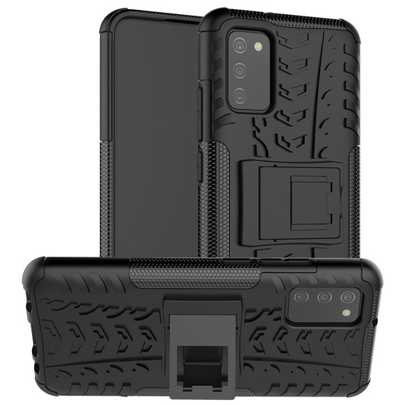 Telefontok a Samsung Galaxy A02s, Tire Armor, fekete