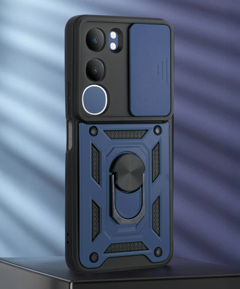Telefontok a Vivo Y19s, CamShield Slide, kék