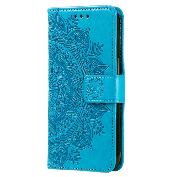 Pattintható tok a Xiaomi Redmi Note 12 4G, Mandala, kék
