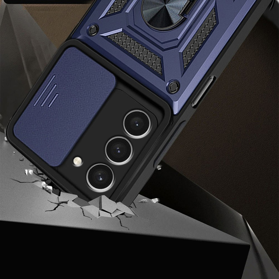 Telefontok a Samsung Galaxy S23, CamShield Slide, tengerészkék