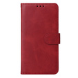 Pattintható tok a Samsung Galaxy A54 5G, Leather Wallet, piros