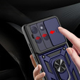 Páncélozott tok Motorola Moto G56 5G, CamShield Slide, kék