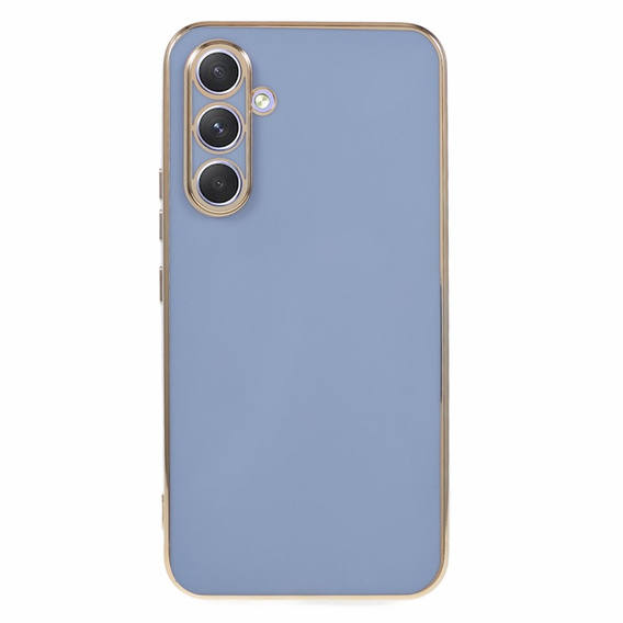 Tojás Samsung Galaxy A25 5G, Glamour CamShield, kék + 9H üveg