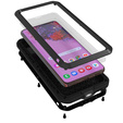 Love Mei Telefontok a Samsung Galaxy S21, armored with glass, fekete