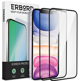 2x kerámia ERBORD hibrid üveg a iPhone XR / 11