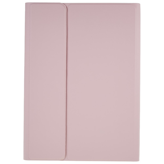 Tok + billentyűzet Samsung Galaxy Tab S7 T870/T875 / S8, Pen Slot, rózsaszín rose gold