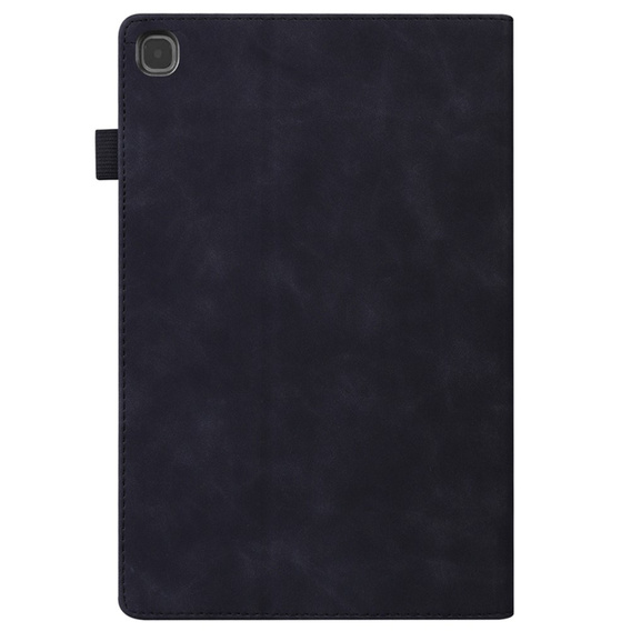 Tok Samsung Galaxy Tab S6 Lite, Classic, tolltartóval, fekete