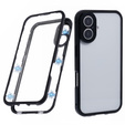 Tok iPhone 16, Magnetic Dual Glass, fekete