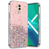 Telefontok a Huawei Mate 20 Lite, Glittery, rózsaszín