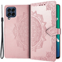 Pattintható tok a Samsung Galaxy M53 5G, Mandala, rózsaszín rose gold