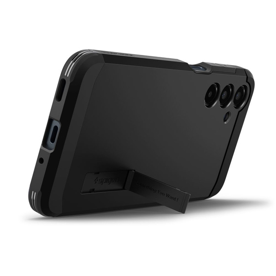 Spigen tok Samsung Galaxy A56 5G készülékhez, Tough Armor Mag Mag MagSafe, fekete + 9H edzett üveg