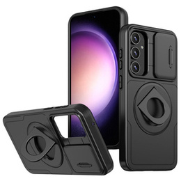 Tok Samsung Galaxy S23 FE, Military Magnet, MagSafe-hoz, fekete