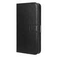 Pattintható tok a Xiaomi 13 Ultra, Crazy Horse Wallet, fekete