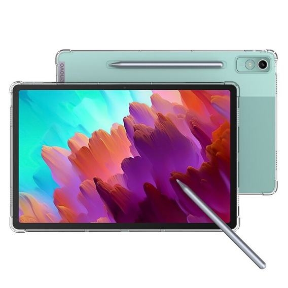 Tok Lenovo Tab P12 készülékhez, szilikon, átlátszó