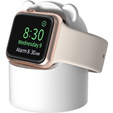 Silikonowa podstawka do ładowania Apple Watch 1/2/3/4/5/6/7/8/SE/Ultra, Biała