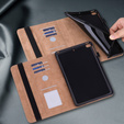 Tok Lenovo Tab M10 Plus TB-X606F, Classic, tolltartóval, barna