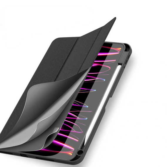 Tok iPad Pro 11" 2024-hoz, Dux Ducis Domo, fekete