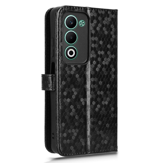 Flap tok Oppo A5 5G / A5m, Wallet Rhombus, fekete
