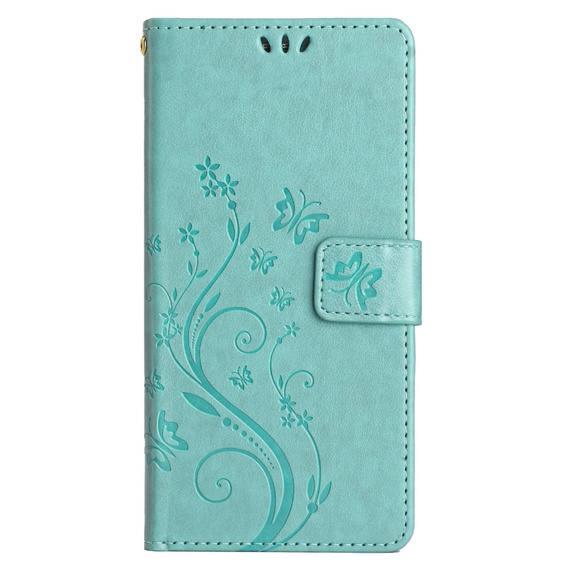 Pattintható tok a Samsung Galaxy A14 4G/5G, Mandala Flower, zöld