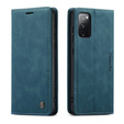 CASEME tok Samsung Galaxy S20 FE, Leather Wallet Case, zöld