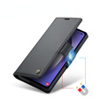 CASEME flip tok Samsung Galaxy A54 5G, Litchi Wallet, fekete
