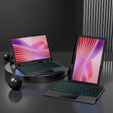 Tok + billentyűzet Lenovo Tab Plus, fekete