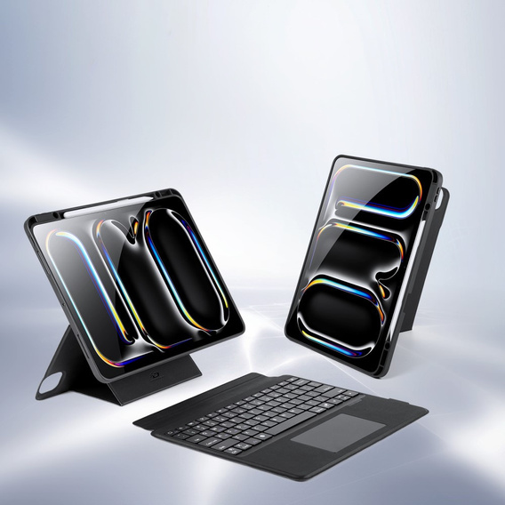 Billentyűzet tok Apple iPad Pro 13" 7th gen 2024, Dux Ducis DK Series, fekete