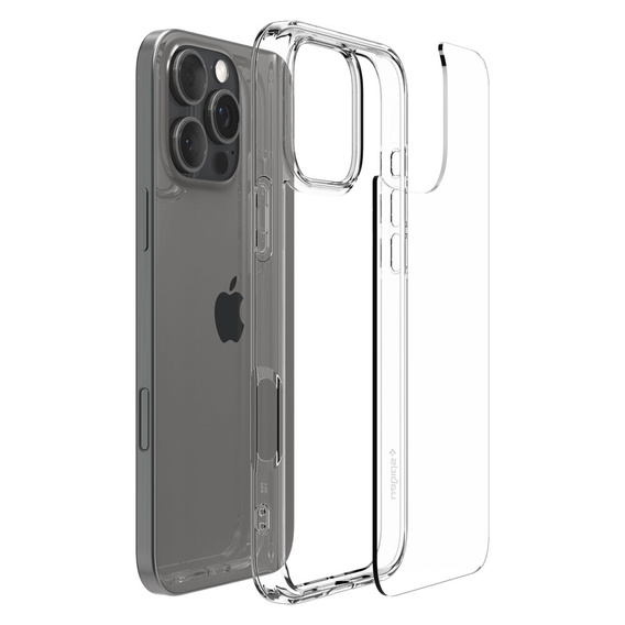 A Spigen tok iPhone 16 Pro, Ultra Hybrid, átlátszó + 9H edzett üveg