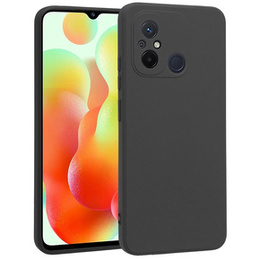 Telefontok a Xiaomi Redmi 12C, Silicone Lite, fekete