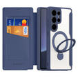 Dux Ducis Telefontok a Samsung Galaxy S25 Ultra, Skin X Pro, MagSafe, sötétkék