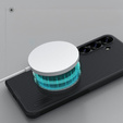 NILLKIN tok Samsung Galaxy S25+ Plus, Frosted Shield, MagSafe, fekete