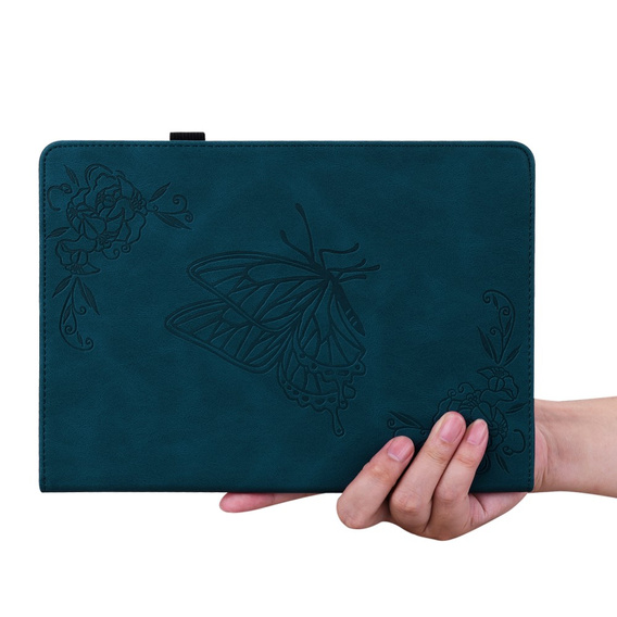 Tok Lenovo Tab M11, Butterfly, sötétkék