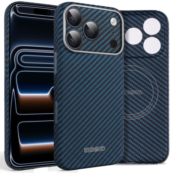 ERBORD teljes Kevlar MagSafe tok iPhone 17 Pro készülékhez