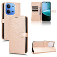 Flap tok Xiaomi Redmi 15C 4G/LTE, Wallet Rhombus, arany