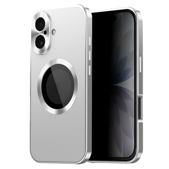 MagSafe-kompatibilis tok iPhone 17-hez, magánéletet védő üveggel