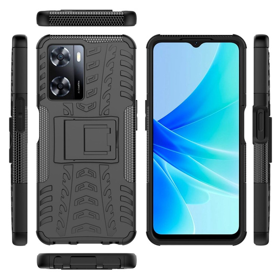 Telefontok a Oppo A57s, Tire Armor, fekete