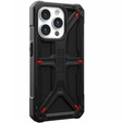 Tok Urban Armor Gear iPhone 15 Pro, Monarch, Kevlar fekete