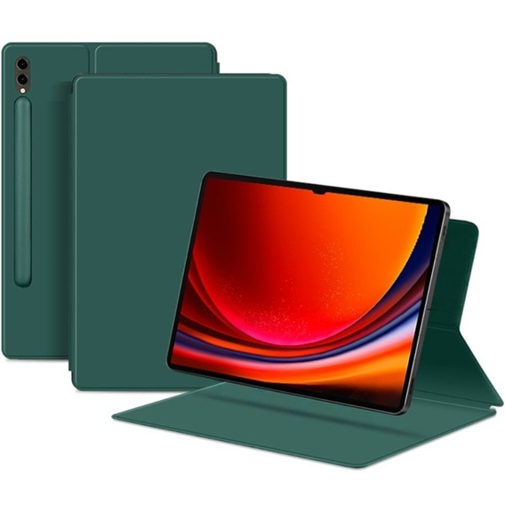 Telefontok a Samsung Galaxy Tab S9 Ultra, Magnetic, zöld