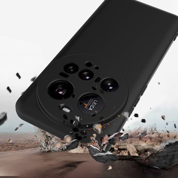 Telefontok a Xiaomi 15 Ultra, Silicone MagSafe, fekete