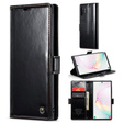CASEME flip tok Samsung Galaxy Note 10 Plus, Waxy Textured, fekete