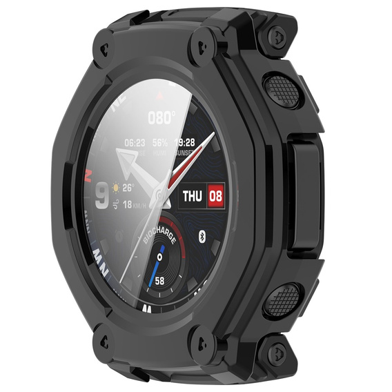 2 az 1-ben védőtok + edzett üveg az Amazfit T-Rex 3 Pro készülékhez