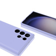 Telefontok a Samsung Galaxy S23 Ultra, Silicone Lite, lila