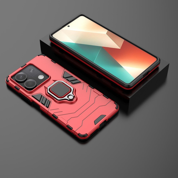 Telefontok a Xiaomi Redmi Note 13 5G, Kickstand Ring, piros