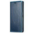 Pattintható tok a Samsung Galaxy S23, ERBORD Waxy Wallet, kék