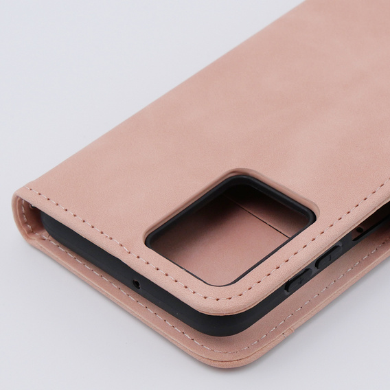Pattintható tok a Motorola Moto G54 5G, Card Slot, rózsaszín