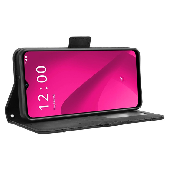 Pattintható tok a T Phone 2 5G, Card Slot, fekete