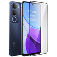 3D edzett üveg Vivo Y19s készülékhez, fekete keret