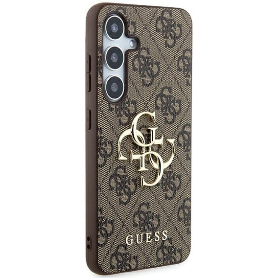 GUESS Telefontok a Samsung Galaxy A55, 4G Big Metal Logo, barna